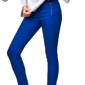 Loft Julie skinny pants - royal blue - size 8